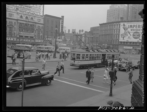 Untitled photo, possibly related to: Detroit, Michigan. Cadillac Square