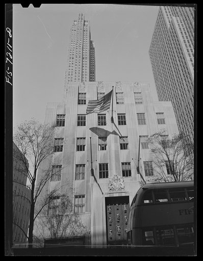 Untitled photo, possibly related to: New York, New York. British Empire Building, Rockefeller Center