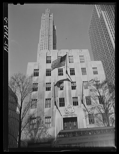 New York, New York. British Empire Building, Rockefeller Center