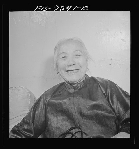 Untitled photo, possibly related to: New York, New York. Old Chinese woman in Chinatown