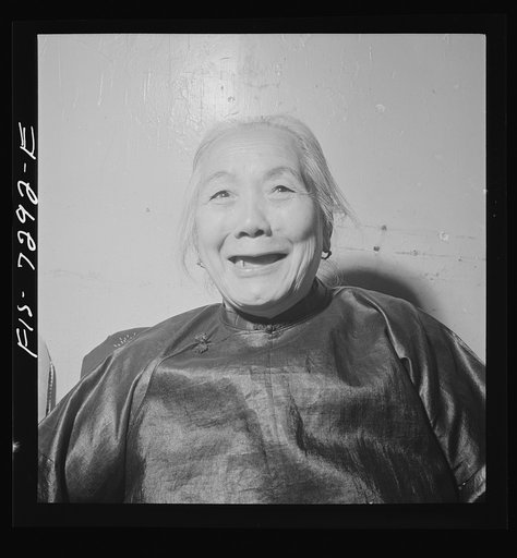 Untitled photo, possibly related to: New York, New York. Old Chinese woman in Chinatown