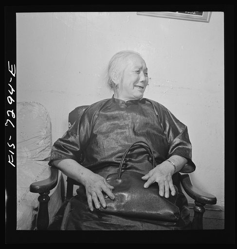 Untitled photo, possibly related to: New York, New York. Old Chinese woman in Chinatown