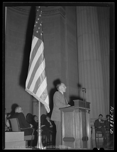 Washington, D.C. International youth assembly. Delegate from Great Britain