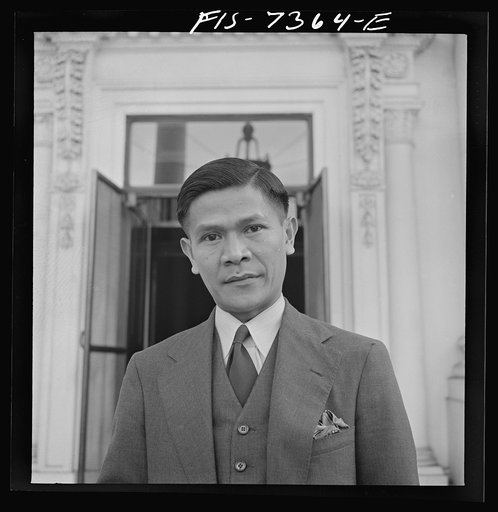 Washington, D.C. International youth assembly. Dutch East Indies delegate