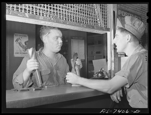 Detroit, Michigan. Tool clerk at the Allison Motors plant