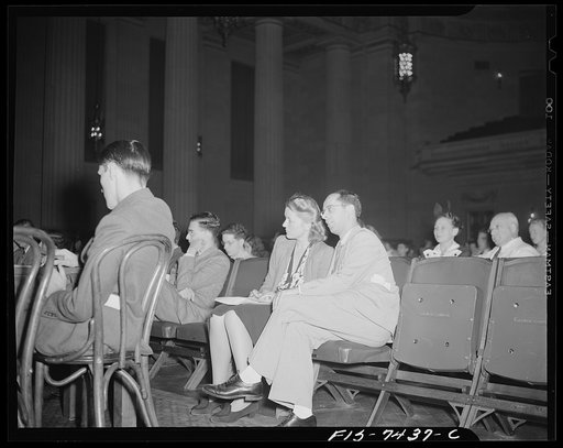 Washington, D.C. International student assembly. Students at the assembly