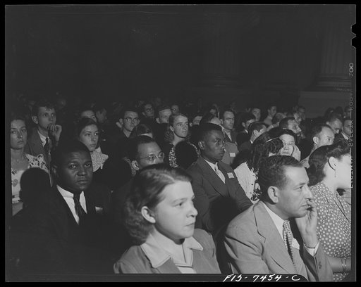 Untitled photo, possibly related to: Washington, D.C. International student assembly. Students at the assembly