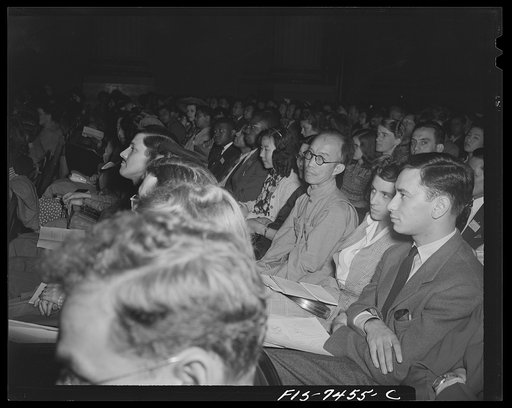Untitled photo, possibly related to: Washington, D.C. International student assembly. Students at the assembly