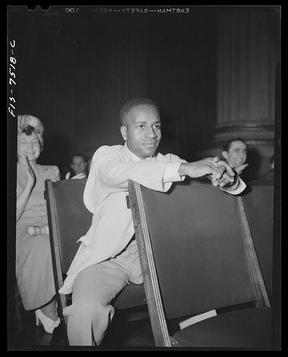 Washington, D.C. International student assembly. James T. Wright of Howard University, a delegate from the National Association for the Advancement of Colored People (NAACP)