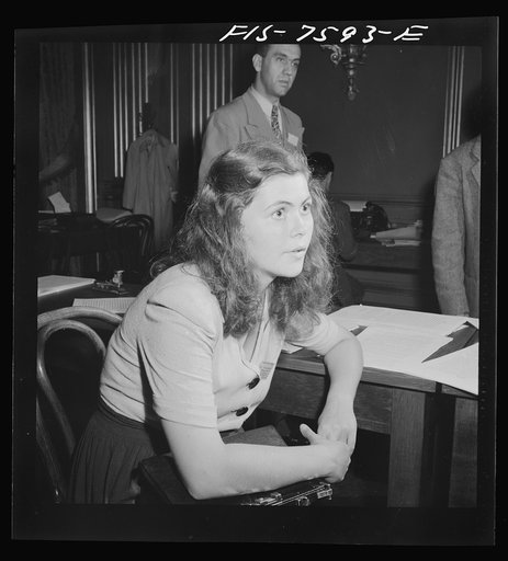 Washington, D.C. International youth assembly. Free French delegate