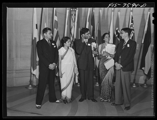 Washington, D.C. International youth assembly. Delegates from India