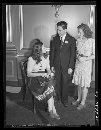 Untitled photo, possibly related to: Washington, D.C. International youth assembly. Free French delegate