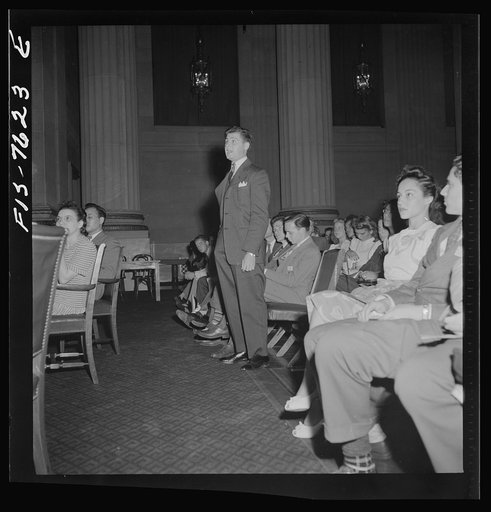 Untitled photo, possibly related to: Washington, D.C. International youth assembly. General view
