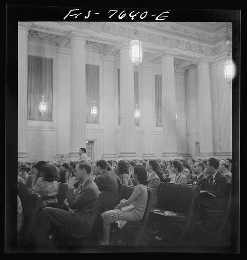 Untitled photo, possibly related to: Washington, D.C. International youth assembly. General view