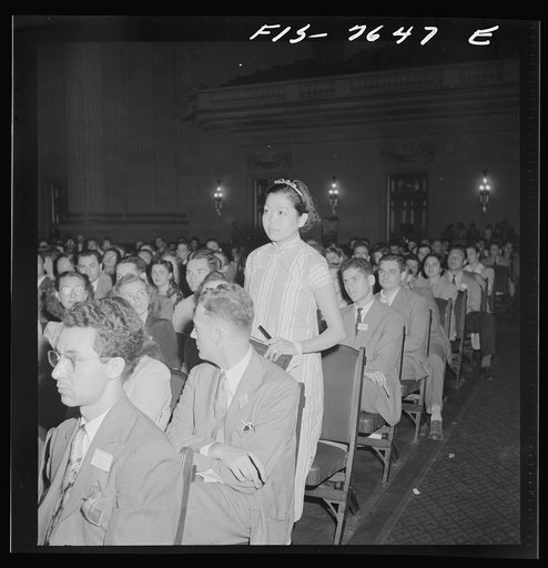 Washington, D.C. Internal Youth Assembly. Question and answer period during one of the sessions