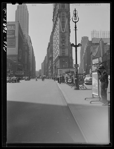 Untitled photo, possibly related to: New York, New York. Looking north on Times Square
