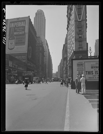 Untitled photo, possibly related to: New York, New York. Looking north on Times Square