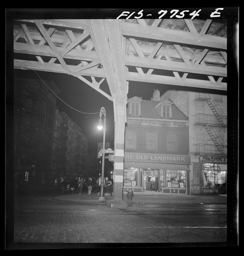 New York, New York. The Bowery at 10 p.m.