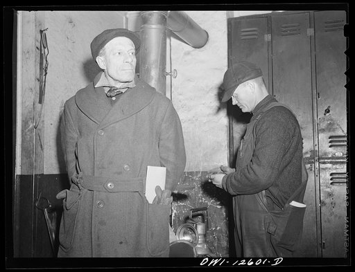 Chicago, Illinois. A switchman who works at a Chicago and Northwestern Railroad yard