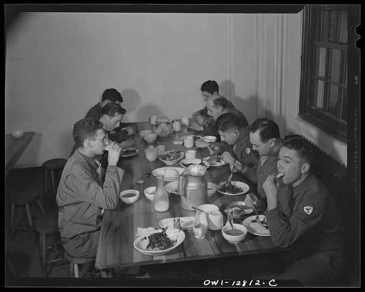 Untitled photo, possibly related to: Fort Belvoir, Virginia. Constantine P. Lihas, a twenty-one year old Greek-American soldier, formerly a material handler at the General Electric Company plant at Pittsburgh. Both parents were born in Greece; father came to the United States in 1906, mother in 1921