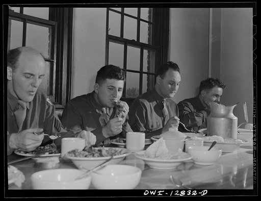 Untitled photo, possibly related to: Fort Belvoir, Virginia. Constantine P. Lihas, a twenty-one year old Greek-American soldier, formerly a material handler at the General Electric Company plant at Pittsburgh. Both parents were born in Greece; father came to the United States in 1906, mother in 1921