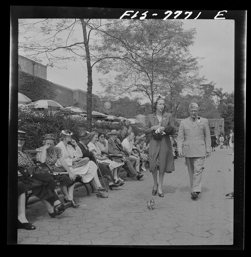 New York, New York. Outside the Central Park restaurant on Sunday