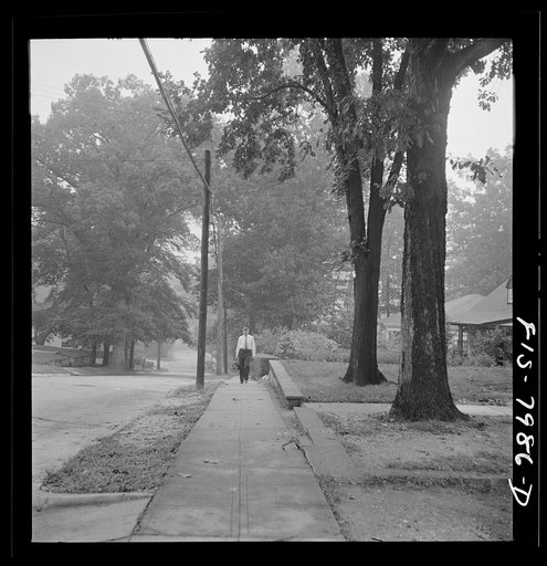 Untitled photo, possibly related to: Washington, D.C. George Camblair leaving home early in the morning to go to the Selective Service Board from which, with about fifty others, he will leave by train for the induction station