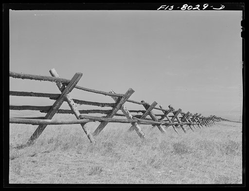 Big Hole Valley, Beaverhead County, Montana. Fence. This is cattle country