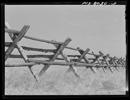 Big Hole Valley, Beaverhead County, Montana. Fence. This is cattle country