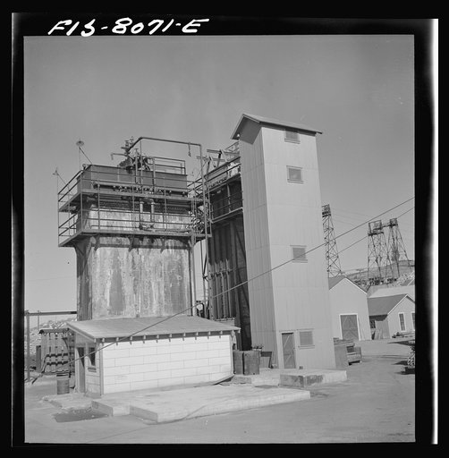 Butte, Montana. Anaconda Copper Mining Company. Refrigerating plant for cooling air at mountain con mine