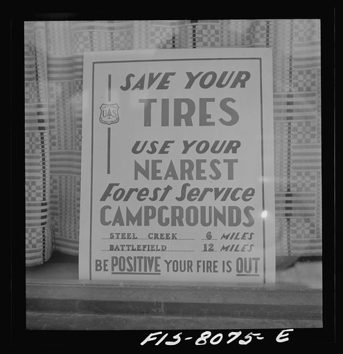 Wisdom, Montana. Sign put up by the Forest Service
