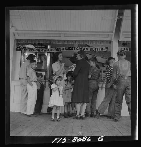 Butte, Montana. Children are transported to Columbia Gardens every Thursday during the summer by city buses