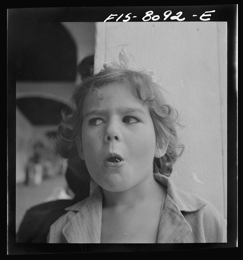 Butte, Montana. Youngster at Columbia Gardens