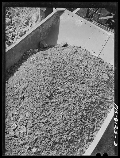 Butte, Montana. Anaconda Copper Mining Company. Copper ore at mine