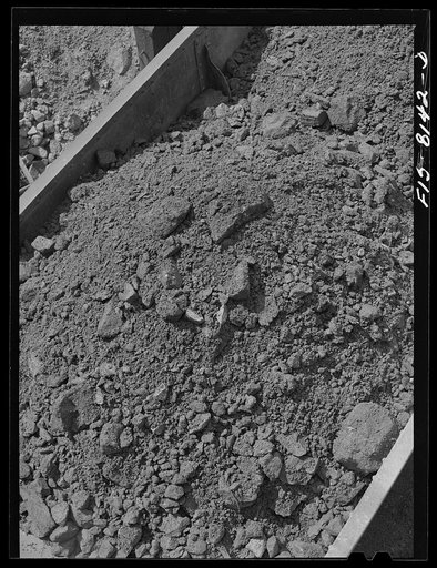 Butte, Montana. Anaconda Copper Mining Company. Copper ore in railroad cars