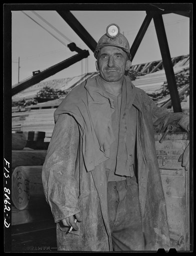 Butte, Montana. Anaconda Copper Mining Company. John Herlihy, shift boss at the mountain con copper mine