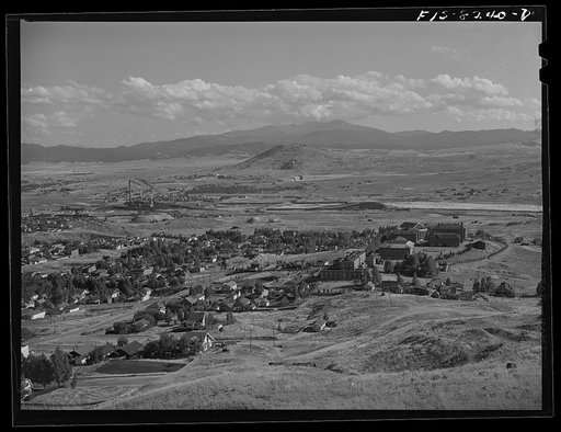 Butte, Montana. Part of the town