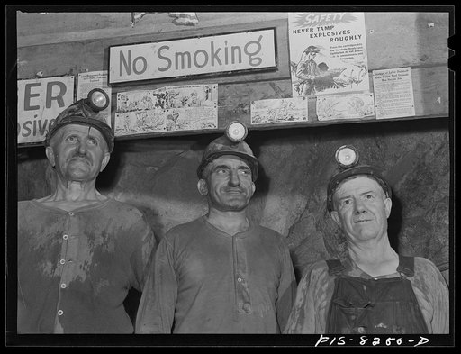 Untitled photo, possibly related to: Butte, Montana. Anaconda Copper Mining Company. Copper miners