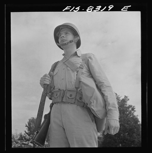Untitled photo, possibly related to: Fort Belvoir, Virginia. Portrait of Sergeant George Camblair