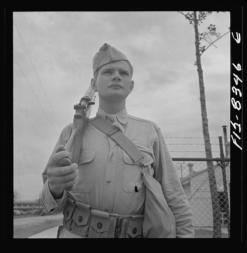 Untitled photo, possibly related to: Fort Belvoir, Virginia. Portrait of Sergeant George Camblair