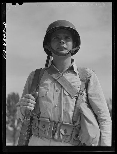 Fort Belvoir, Virginia. Portrait of Sergeant George Camblair