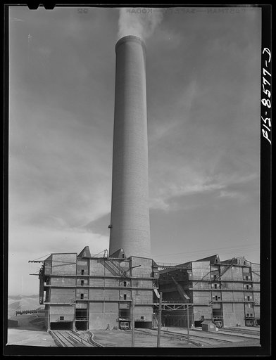 Anaconda smelter, Montana. Anaconda Copper Mining Company. Smokestack, which is the largest in the world: 585 feet in height with a diameter at base of seventy-five feet and at top of sixty feet. Flue gases are discharged at the rate of three to four million cubic feet per minute. The arsenic plant 