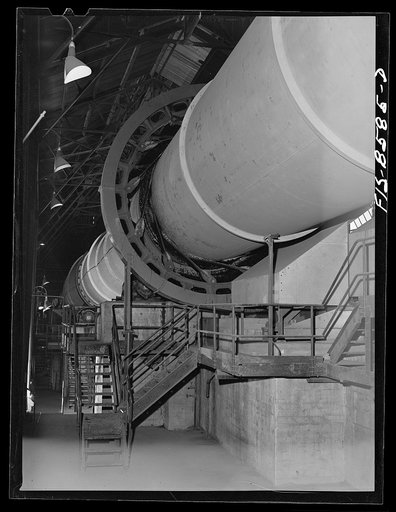Anaconda smelter, Montana. Anaconda Copper Mining Company. Large kiln in which manganese ore is smelted