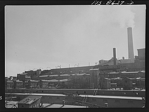 Anaconda smelter, Montana. Anaconda Copper Mining Company. The concentrator plant