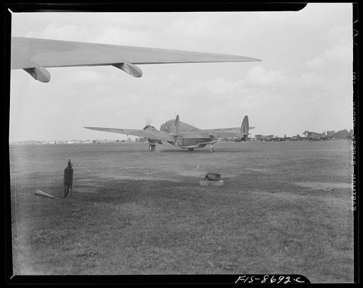 Wayne County Airport, a United States Army Air Corps air ferry command base sixteen miles from Detroit, Michigan. Taking off