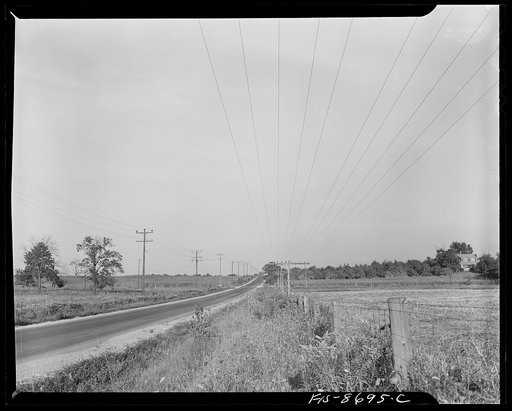 Novi (vicinity), Michigan. A road