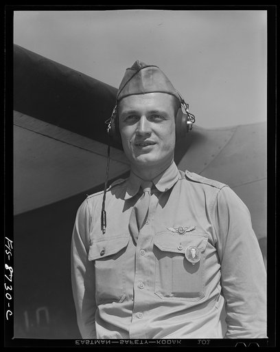 Wayne County Airport, a United States Army Air Corps air ferry command base sixteen miles from Detroit, Michigan. W. J. Myers, a civilian pilot