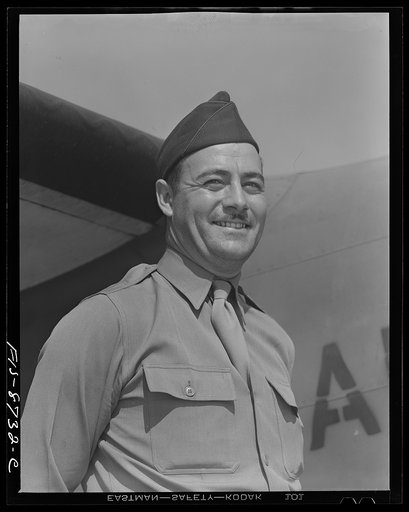 Wayne County Airport, a United States Army Air Corps air ferry command base sixteen miles from Detroit, Michigan. A ferry command pilot