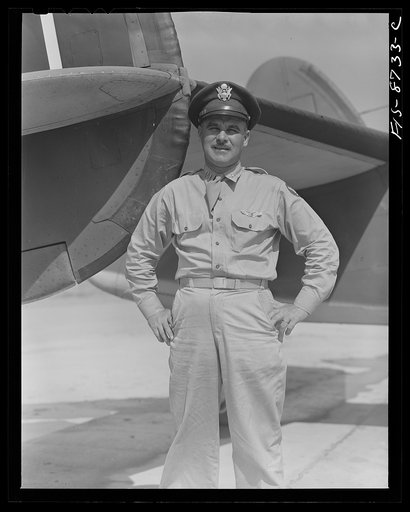 Wayne County Airport, a United States Army Air Corps air ferry command base sixteen miles from Detroit, Michigan. Captain Chivitz