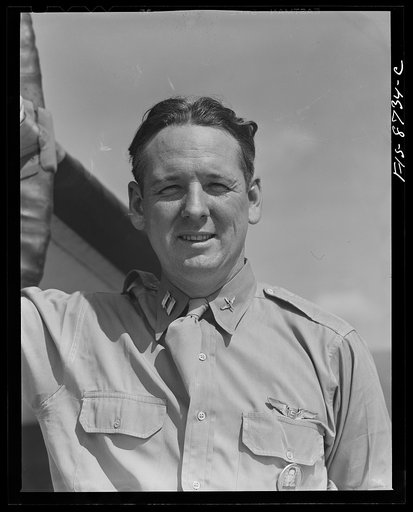 Wayne County Airport, a United States Army Air Corps air ferry command base sixteen miles from Detroit, Michigan. Captain Baker